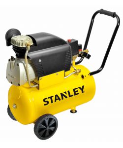 COMPRESSORE ARIA AD OLIO DA 24 LITRI CON RUOTE - STANLEY.
